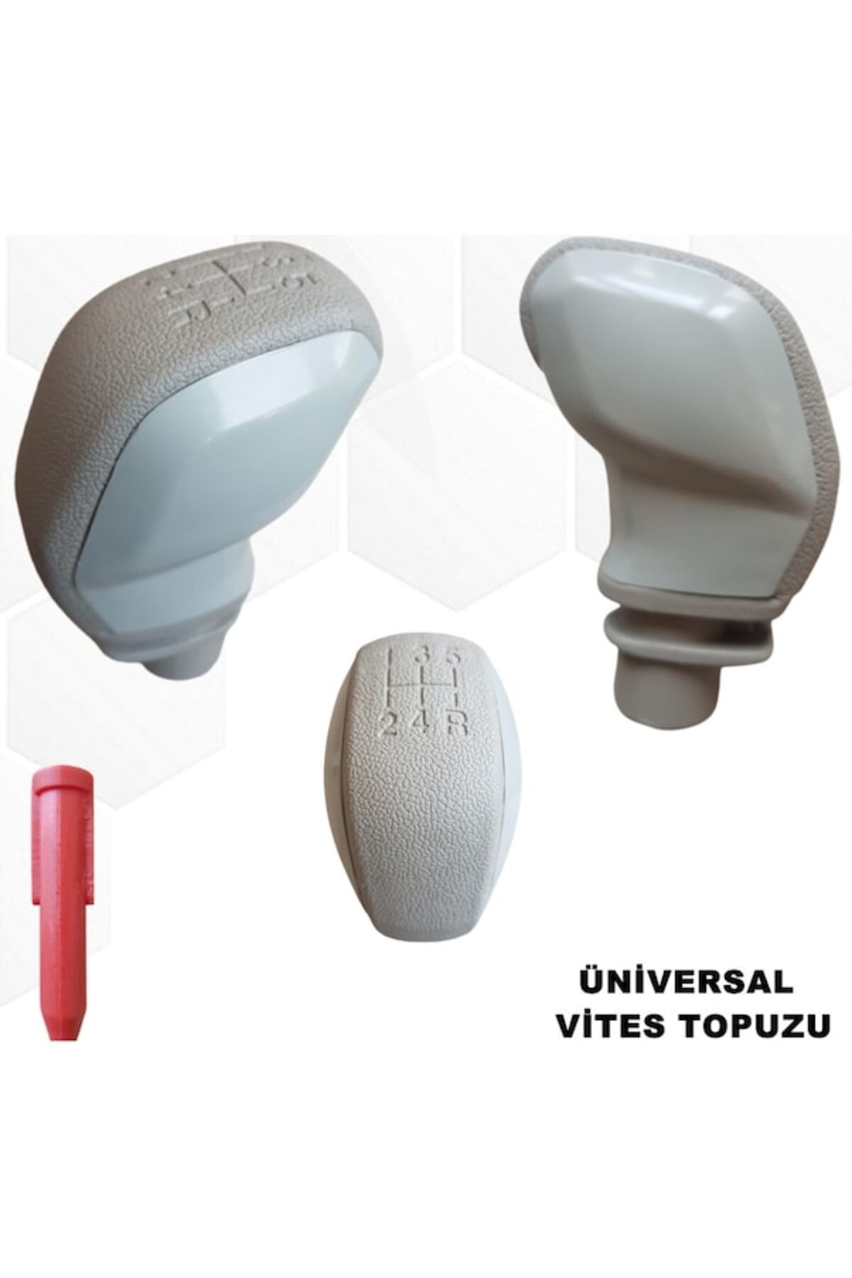 Vites Topuzu Kaliteli 5 Ileri Mandalsız Koyu Bej - Açık - küçük resim 1