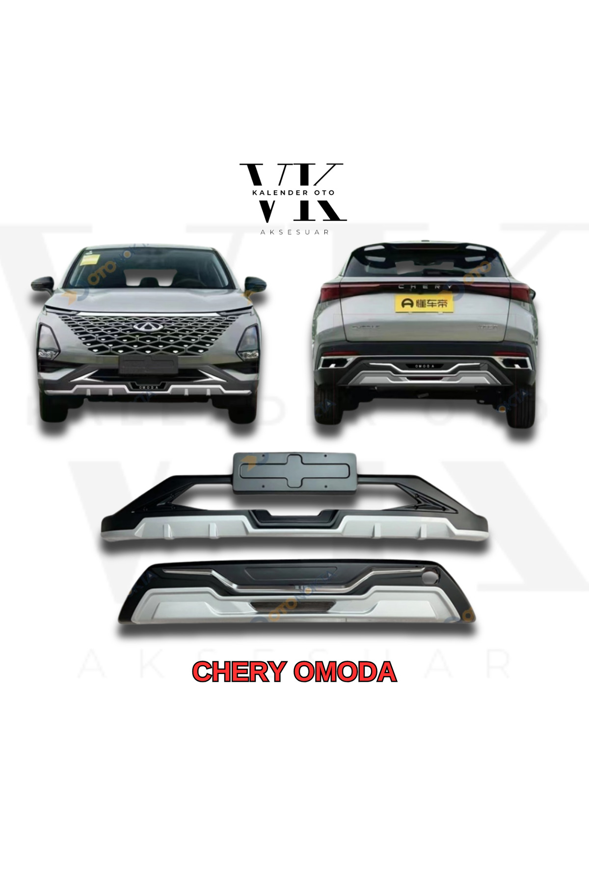 Omoda 5 2022+ On Arka Koruma Dıfuzor Chery Omoda 5 2022+ Poınt Dfj57 - küçük resim 3