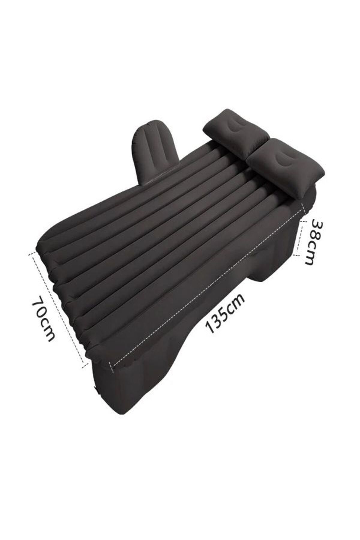 Şişme Yatak Arka Koltuk İçin 2 Adet Yastıklı, Araç İçi Yatak - küçük resim 8