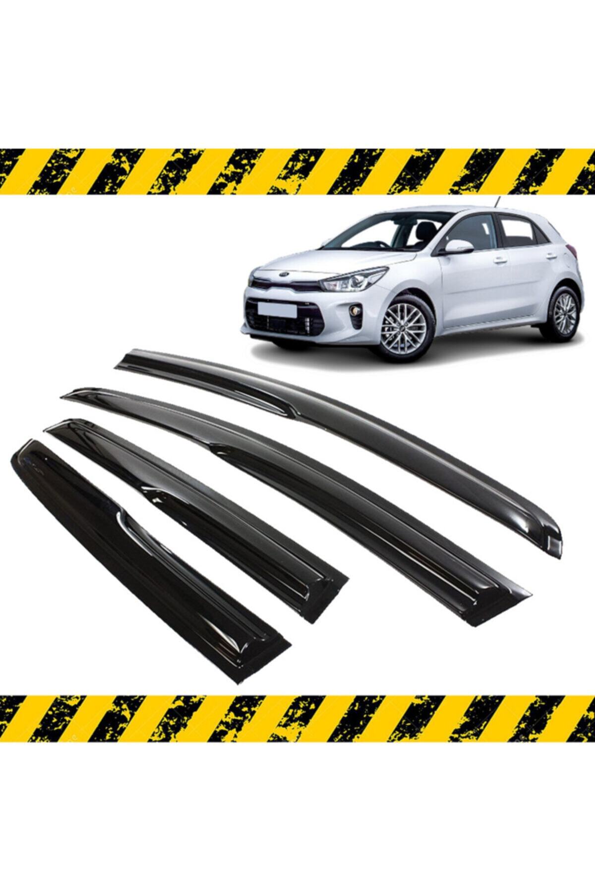 Kia Rio Hb Mügen Cam Rüzgarlığı 2016 Sonrası Son Kasa 4 Lü Set - küçük resim 1