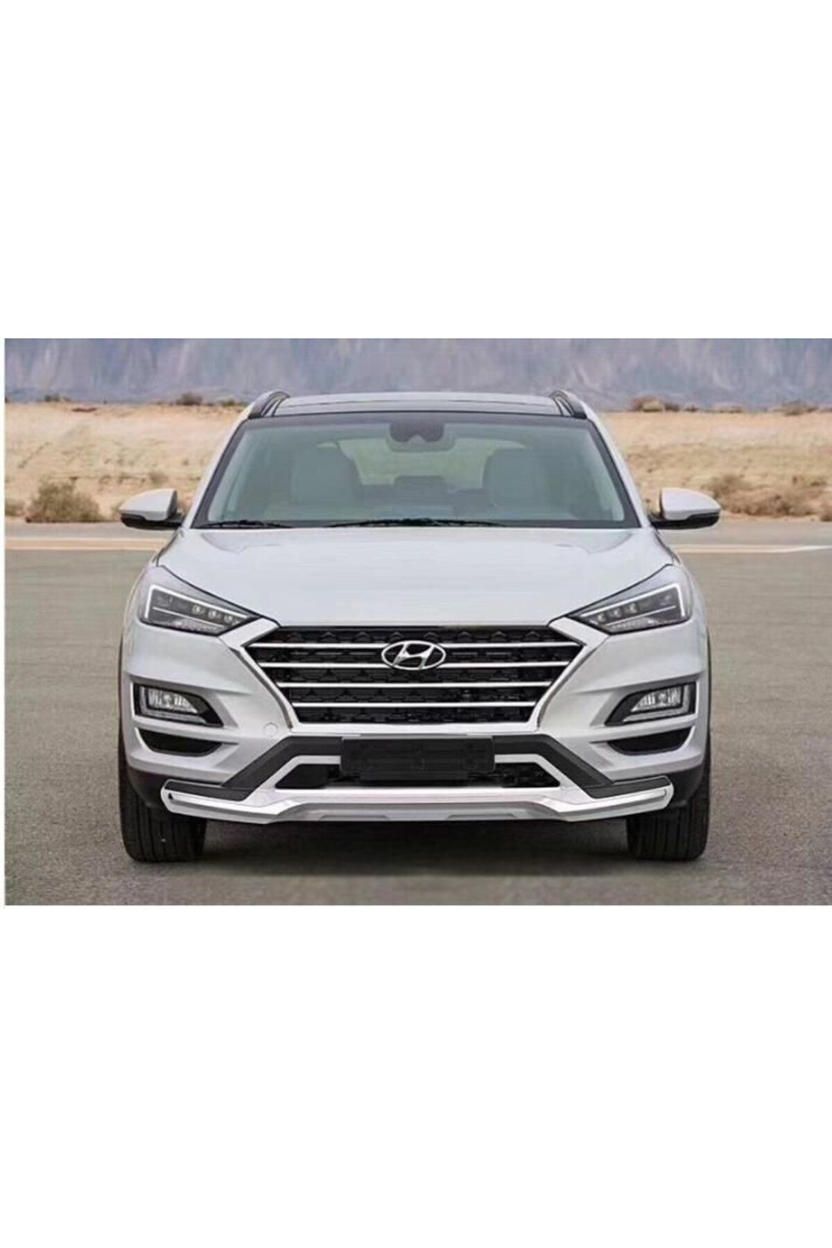 Hyundai Tucson Ön Tampon Koruması Difüzör 2018-2021 - küçük resim 2