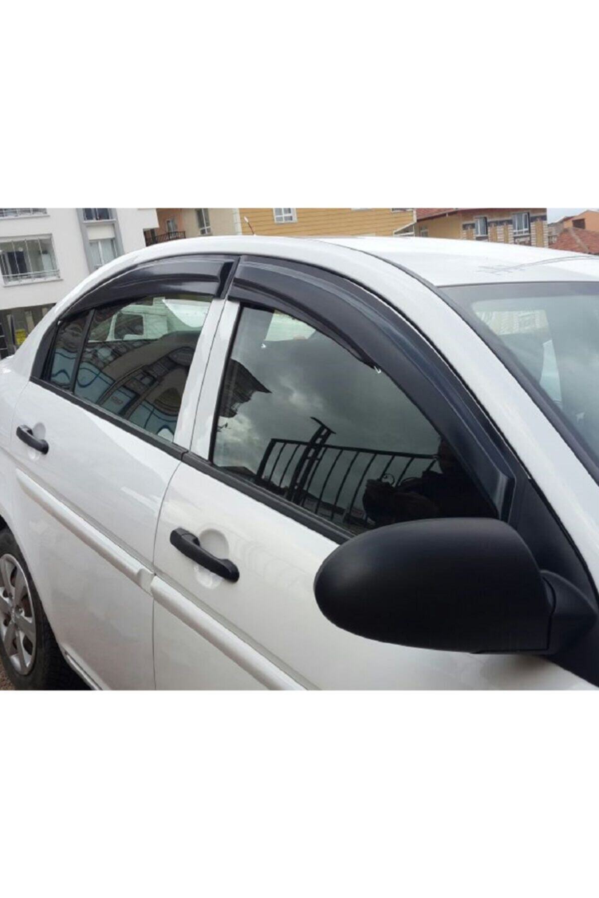 Hyundai Accent Era Mügen Cam Rüzgarlığı 2005-2011 Arası 4 Lü Takım Otoaksesuarbizde - küçük resim 6