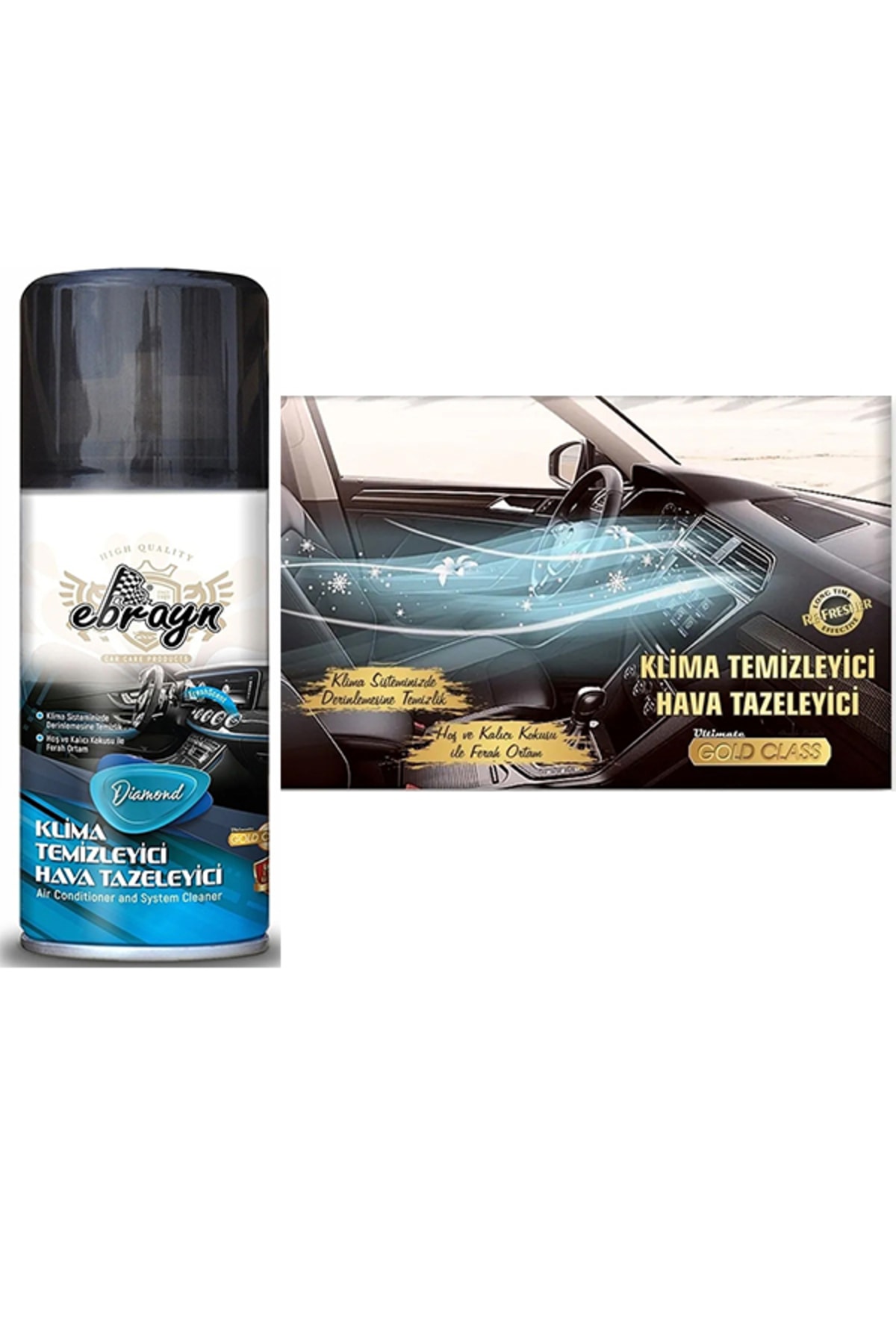 Klima Fresh Temizleyici Klima Bombası Koku Giderici Bomba Diamond - küçük resim 2