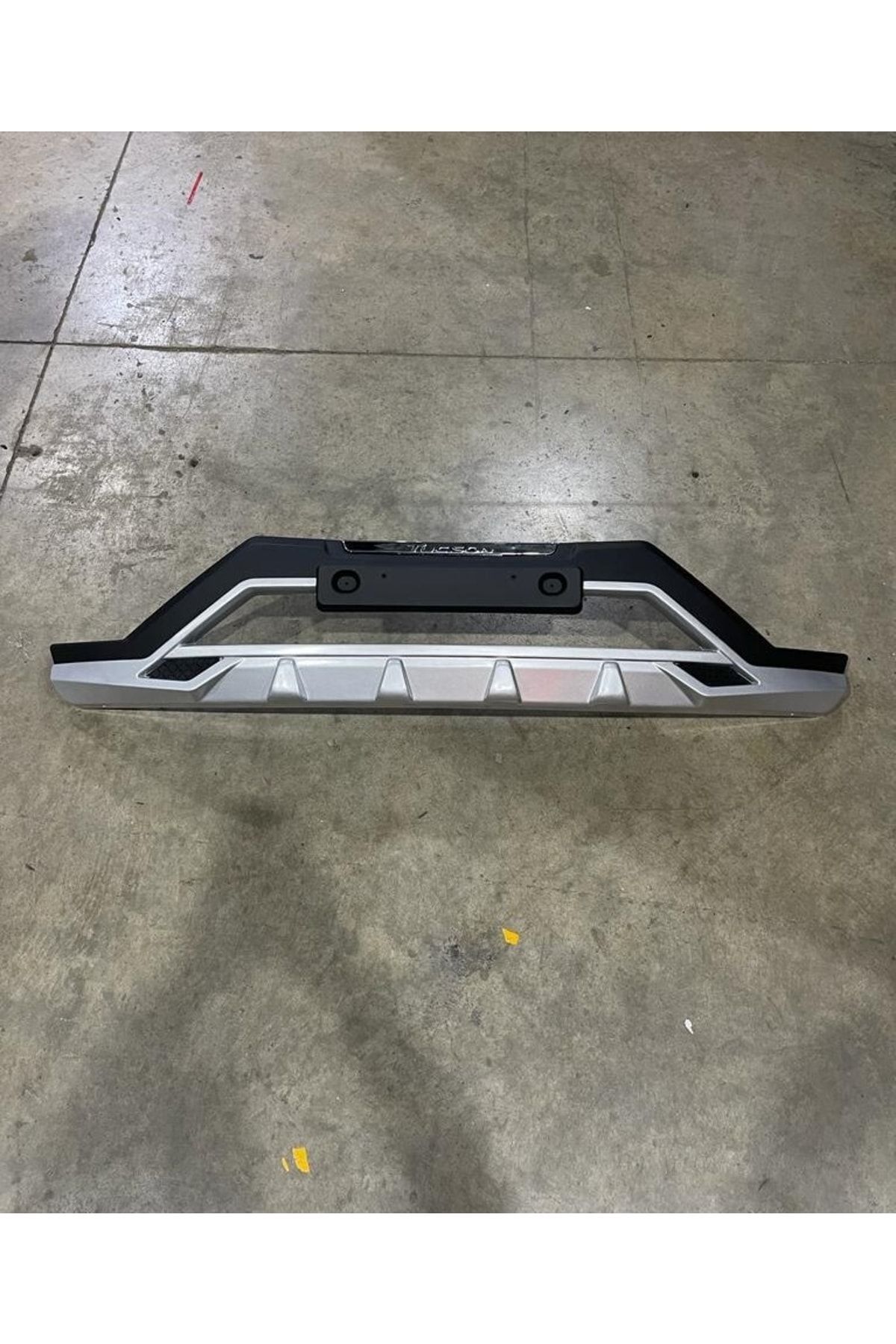 Hyundai Tucson Uyumlu Ön Tampon Koruma Difüzör 2015-2017 Arası - küçük resim 1