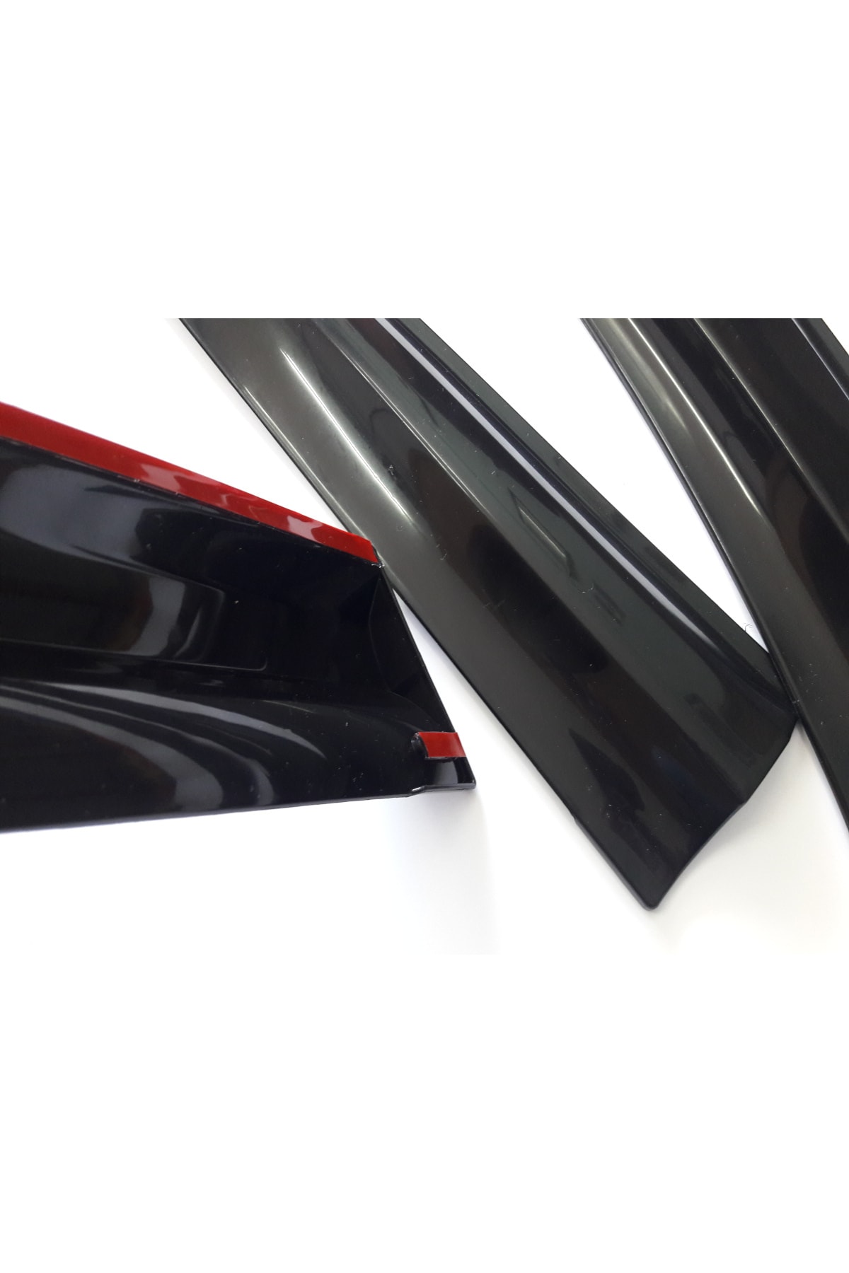 Hyundai Bayon Cam Rüzgarlığı Parlak Siyah 4 Kapı Için 4 Parça Yapıştırmalı Montaj - küçük resim 6