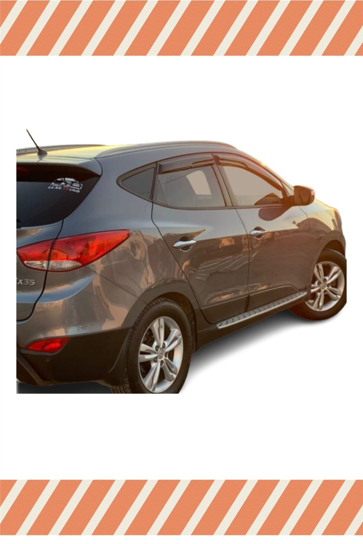 Hyundai Ix-35 Tüm Modellerine Özel 4'Lü Mügen Tip Cam Rüzgarlığı - küçük resim 8