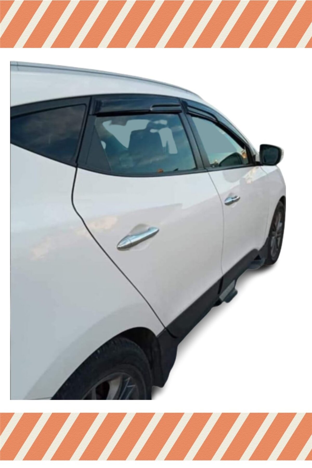 Hyundai Ix-35 Tüm Modellerine Özel 4'Lü Mügen Tip Cam Rüzgarlığı - küçük resim 3