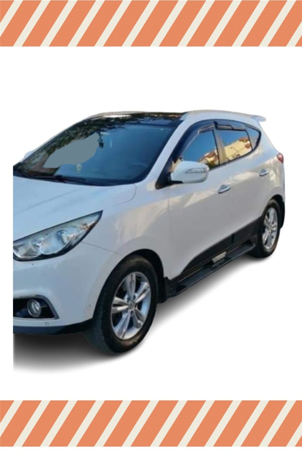 Hyundai Ix-35 Tüm Modellerine Özel 4'Lü Mügen Tip Cam Rüzgarlığı - küçük resim 5