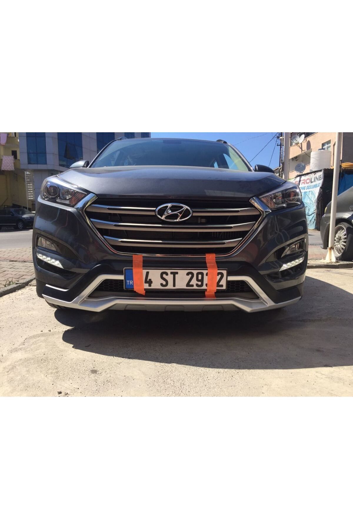 Hyundai Tucson Ön Arka Tampon Koruma Difüzör 2015-2018 Arası - küçük resim 4