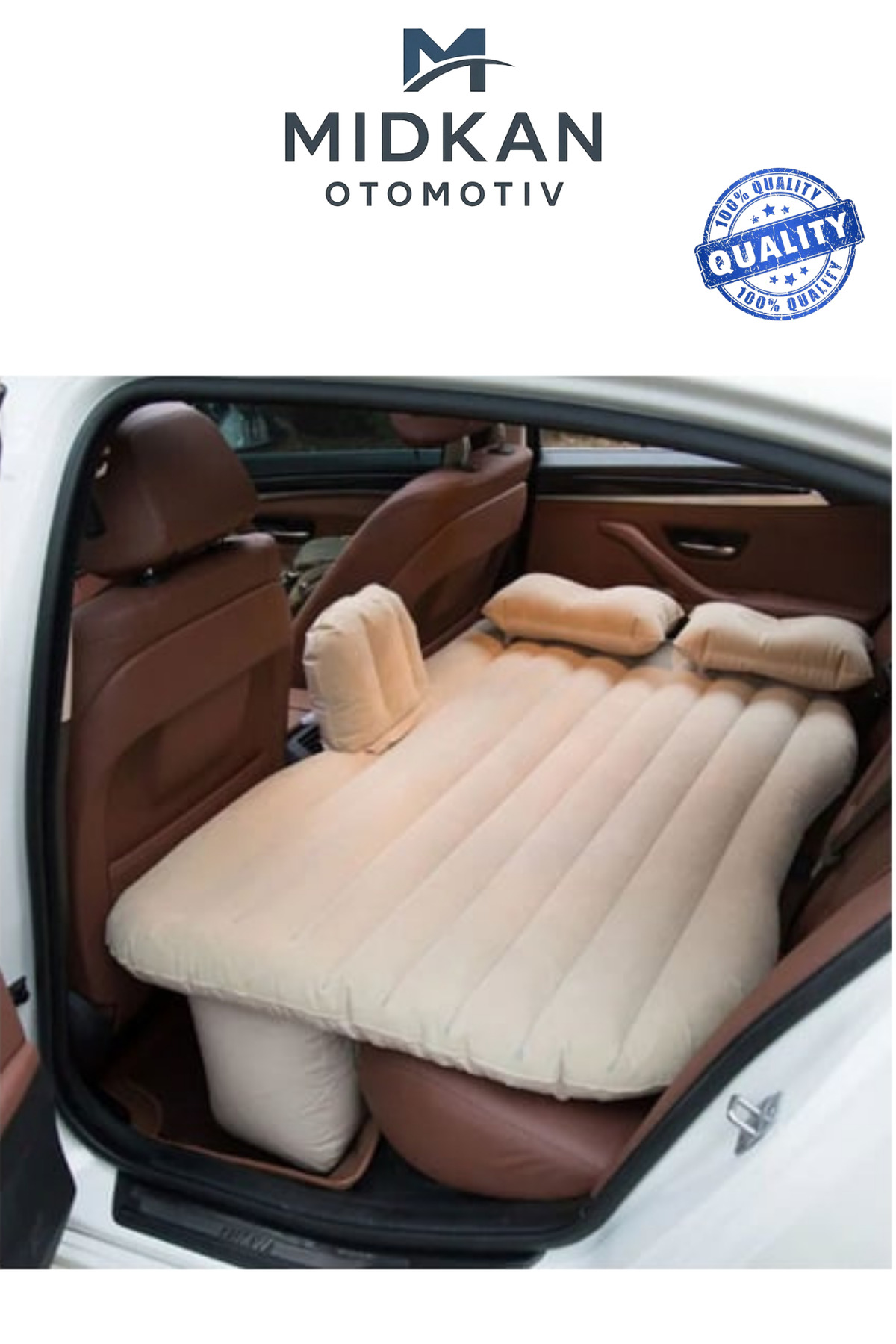 Şişirilebilir Araba Yatağı Ve Yastık Seti - küçük resim 8