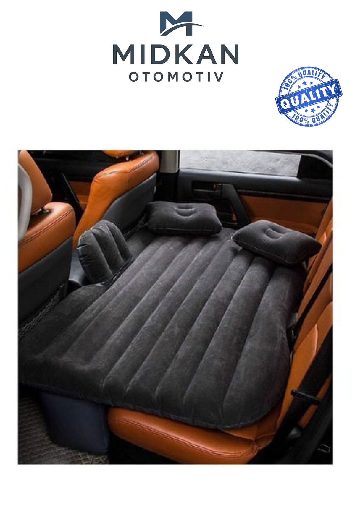 Şişirilebilir Araba Yatağı Ve Yastık Seti - küçük resim 24