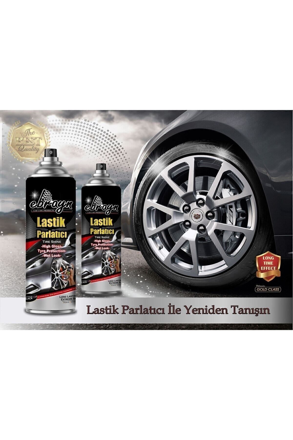 Premium Lastik Parlatıcı Tampon Parlatıcı Koruyucu Aerosol Sprey 500 Ml - küçük resim 6